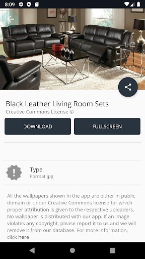 Black Leather Living Room Set