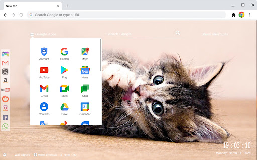 Cats and Kittens New Tab Extension