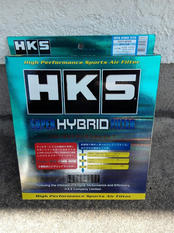 レガシィのDIY・HKS・エアクリーナー交換・純正交換タイプに関するカスタム事例の投稿画像1枚目