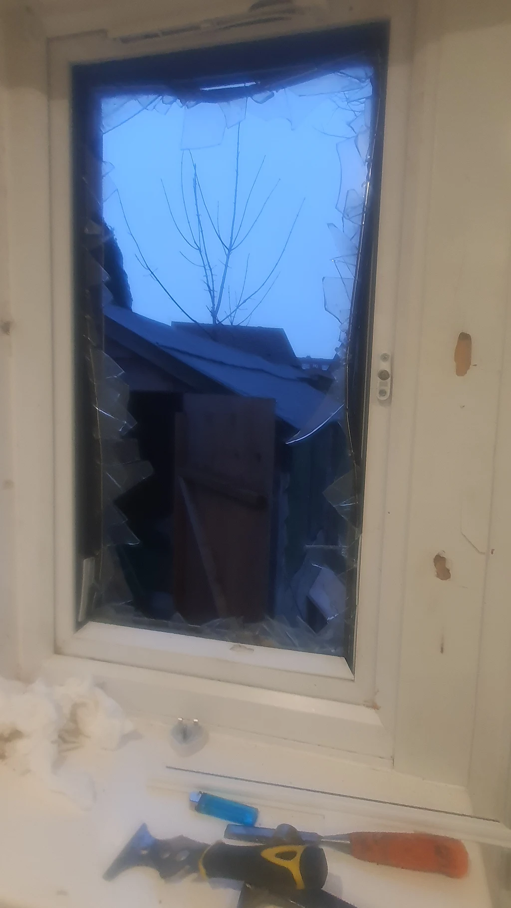 Album cover: Supply and fitted glass door panel in se6