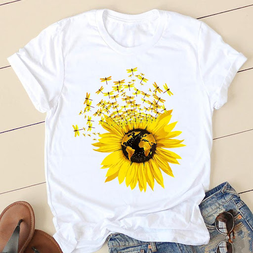 Title 6, Advertising Shirt White Short-sleeved Round Nec...