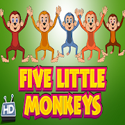 Five Little Monkeys - Nursery video app for kids  Icon