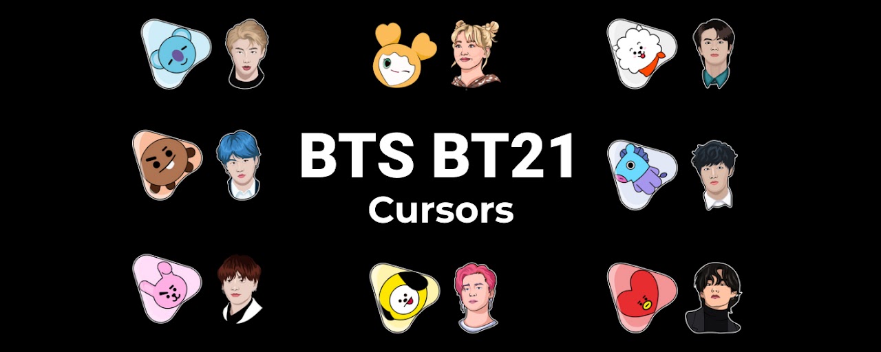 BTS BT21 Cursors Preview image 2