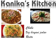 Kanika's Kitchen menu 1