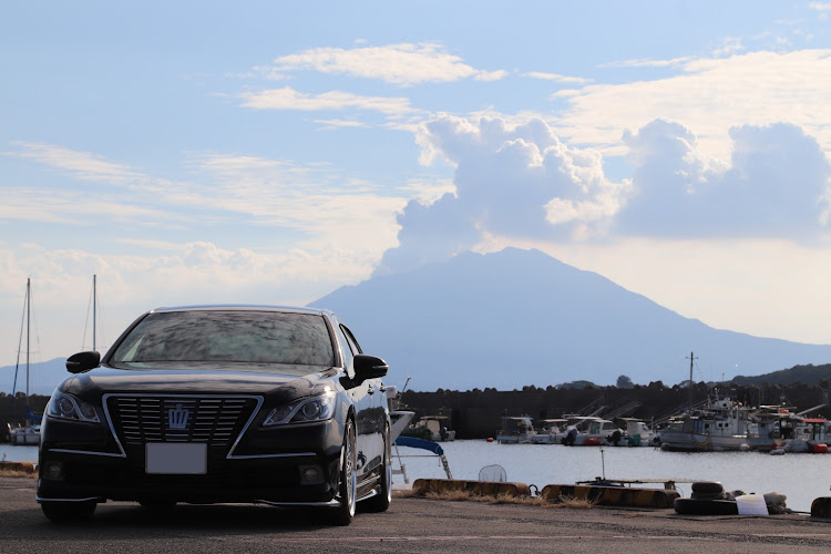 クラウンロイヤルの宮崎経由・#CROWN210・いいね＆フォロー＆コメントありがとうございます・鹿児島マリンポート・桜島に関するカスタム事例の投稿画像2枚目