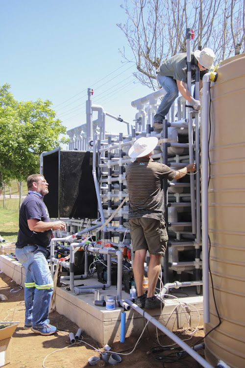 St. Andrews College in Makhanda has taken the first tangible step to achieving their goal of being off the grid by 2030 by installing a unique water filtration system known as a biopipe.