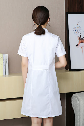 Title 6, White Coat Long Sleeve Female Male Beauty Docto...