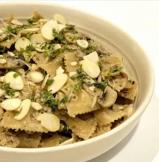 T.O.O.K Special Farfalle With Mushrooms & Almonds