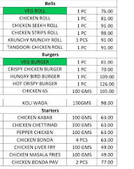 Five Star & Koli Hut menu 3