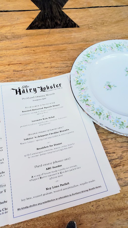 Portland Dining Month 2020 at Hairy Lobster