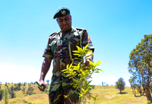 The Chief Conservator of Forests (CCF) Julius Kamau.