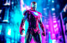 Neon Superheroes Wallpapers New Tab small promo image