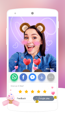 Bear Face Swap Camera-Free Cute Live Stickersのおすすめ画像3