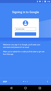 Google Authenticator Screenshot