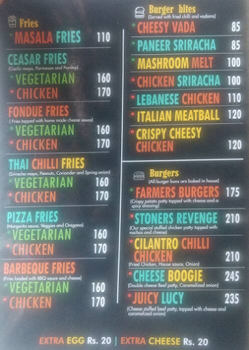 Kapao Dos menu 