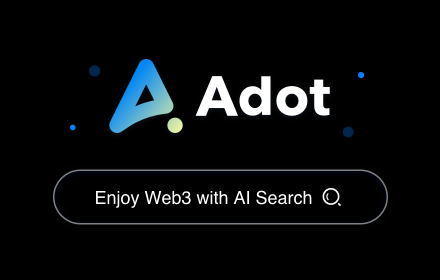 Adot AI: ChatGPT-powered Web3 Search Engine small promo image