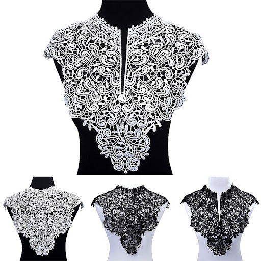 Title 5, Lace Embroidery Polyester Silk Water-soluble Fa...