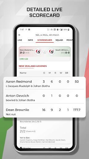 Screenshot CricSmart - Cricket Live Line