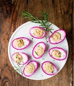 Beet-Pickle Deviled Eggs was pinched from <a href="http://www.thekitchn.com/showstopper-recipe-beetpickle-151550" target="_blank">www.thekitchn.com.</a>