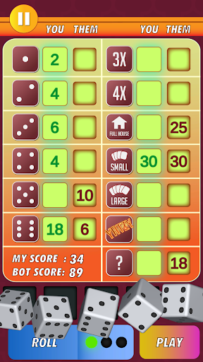 Screenshot Yatzy Classic - Dice Game