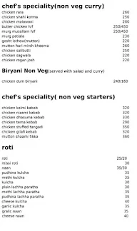 Strictly Non Veg menu 1