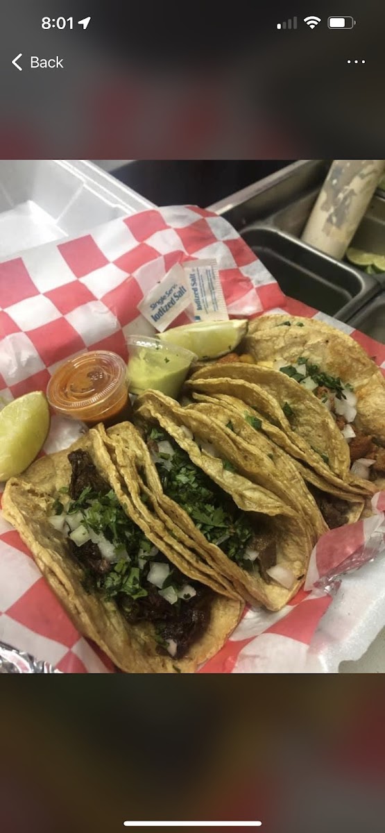 Gluten-Free Tacos at Tacos Luna Y Mas