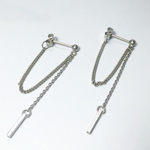 Title 7, Chain Earrings For Women Personalized Cold Styl...