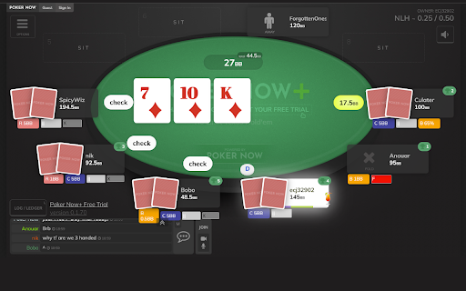 PokerNow Action Tracker