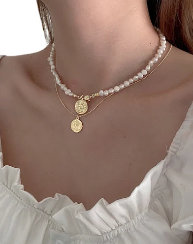 Collier femme vintage sauvage à dou - 1
