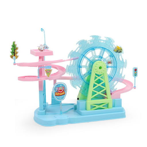 Title 11, Electric Music Light Track Slide Childrens Toy...