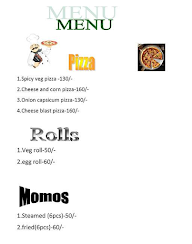 Food A Holic menu 1