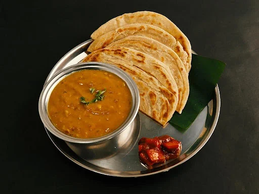 Dal Fry Paratha Meal