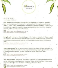 Ayuhsvaa Nutriments menu 4