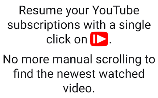 Resume YouTube Subs