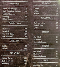 Inari Bistro menu 1