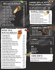 Kathi Junction menu 1