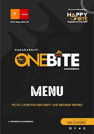 One Bite menu 1