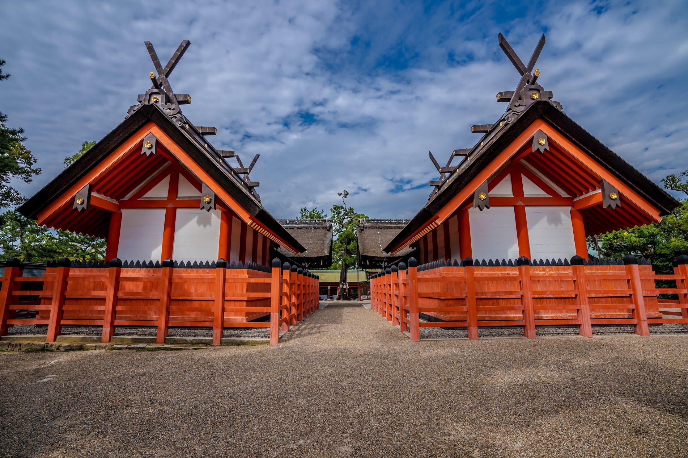 Sumiyoshi Taisha Shrine main sanctuary5