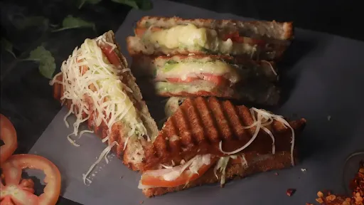 Veg Cheese Grilled Toast Sandwich