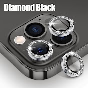 Nắp Dán Đính Đá Bảo Vệ Ống Kính Camera Cho Iphone 11 12 13 14 Pro Max Mini Plus