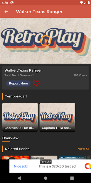 Captura de Pantalla 2 RetroPlay - Series 60/90 android