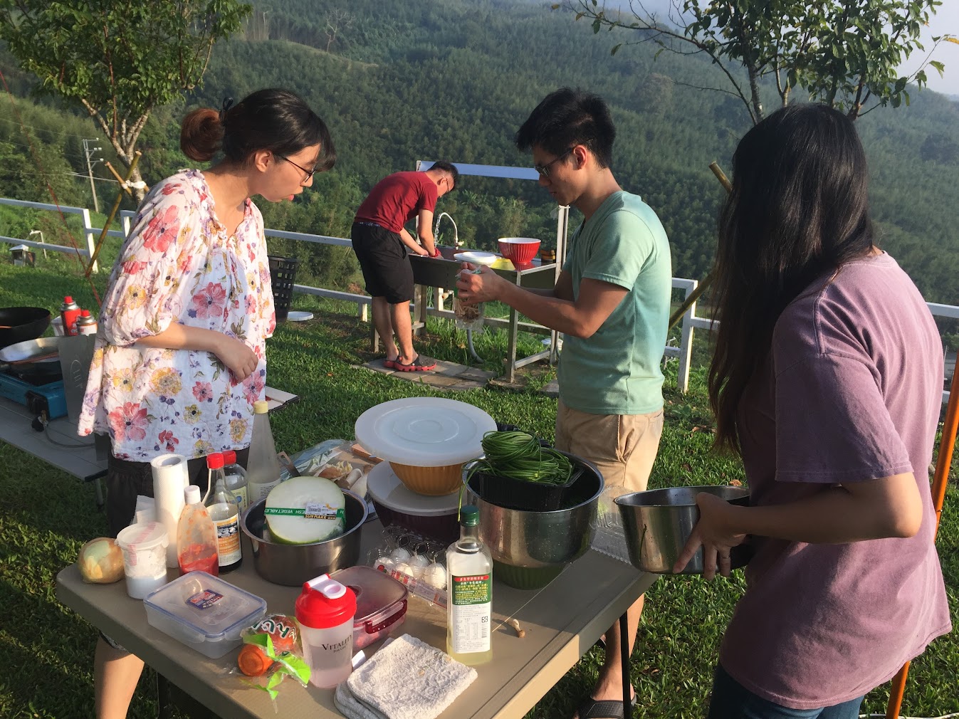 露營晚餐｜鑽石林頂堡區｜苗栗泰安露營