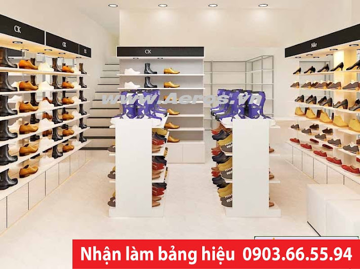 bảng hiệu shop giày dép đẹp nhất 201829