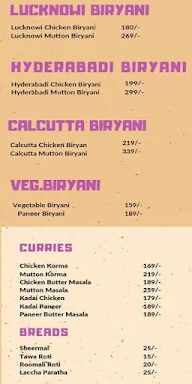 Shabana Kitchen menu 2