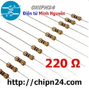 [50 Con] Điện Trở 220R 1/4W 5%