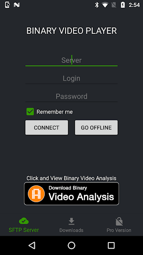 Binary Video Player