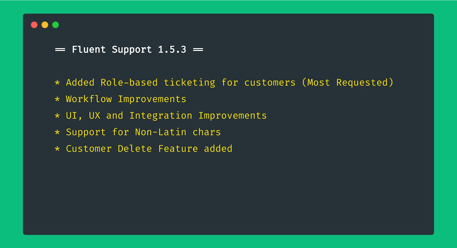 fluent support support ticket solution new update