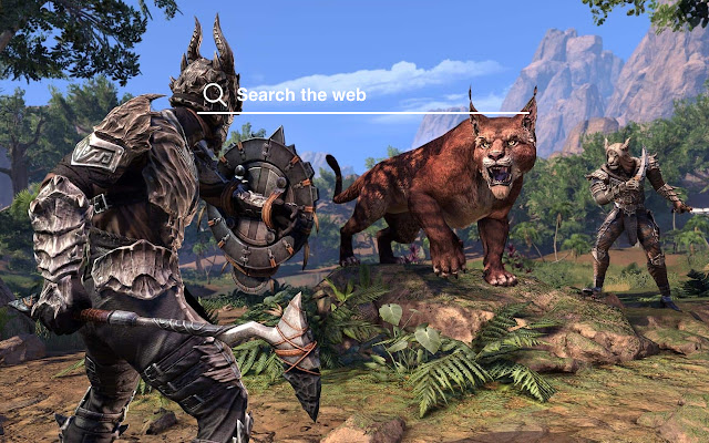 Elder Scrolls Online Elsweyr New Tab Theme