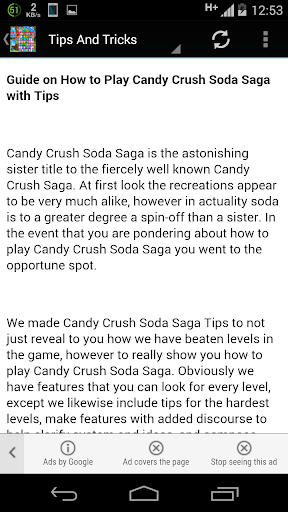 New Candy Soda Saga Guide