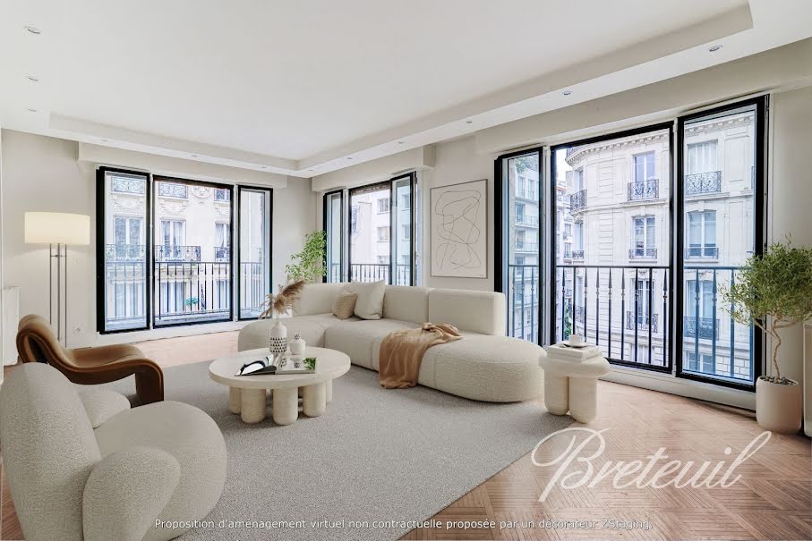 Vente appartement 5 pièces 117 m² à Paris 16ème (75016), 1 580 000 €